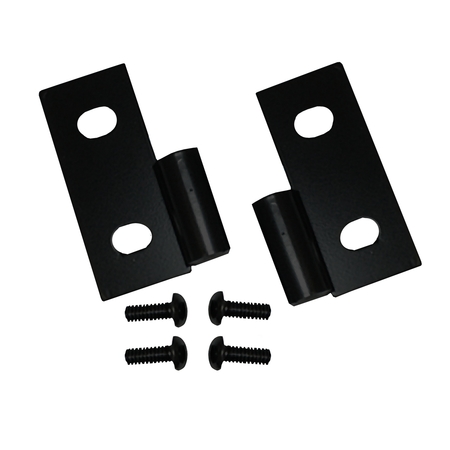 RUGGED RIDGE LOWER DOOR HINGE BRACKETS, 76-06 JEEP CJ & WRANGLER, BLACK 11202.03